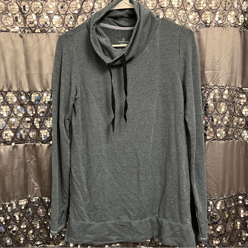 CUDDL DUDS Ultra Cozy Blue Pullover